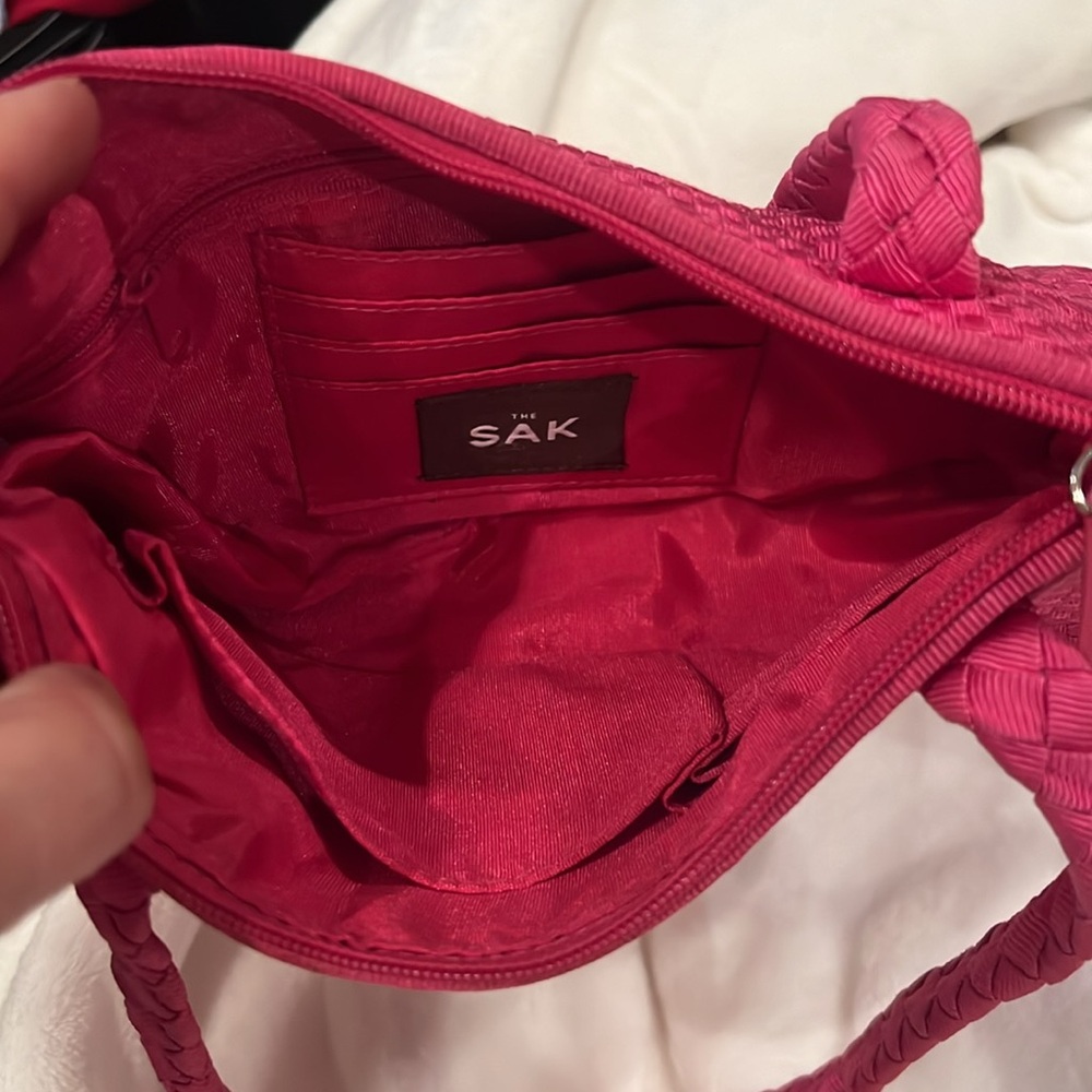 The Sak pink purse good used condition - Picture 2 of 2
